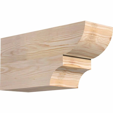 Ekena Millwork Ridgewood Smooth Rafter Tail, Douglas Fir, 5 1/2"W x 8"H x 16"L RFT06X08X16RID00SDF